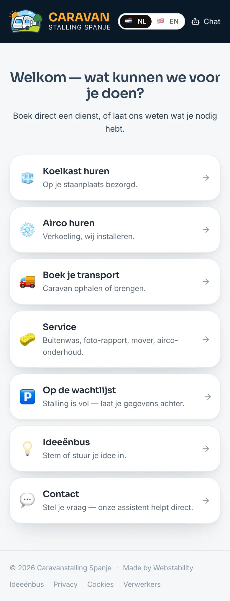 Caravanstalling Spanje: caravanstallingspanje.vercel.app